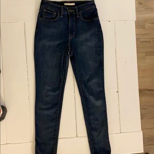 Levi 721 high rise skinny jeans